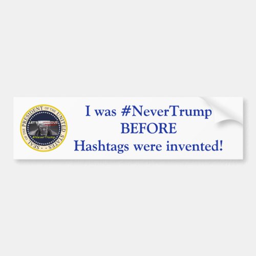 NeverTrump Bumper Sticker