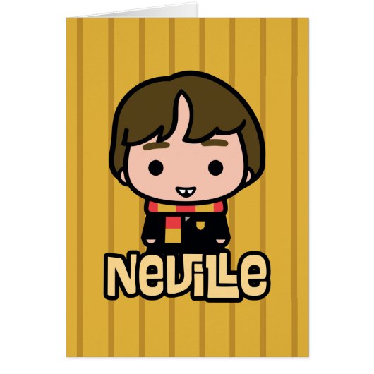 Neville Longbottom Cartoon Character Art Cards (Front)