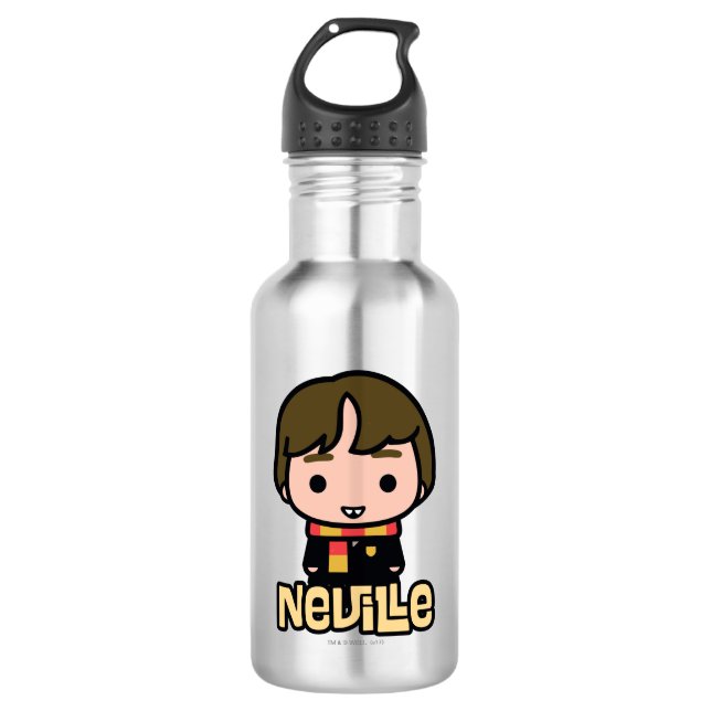 Neville Longbottom Cartoon Character Art Stainless Steel Water Bottle (Front)