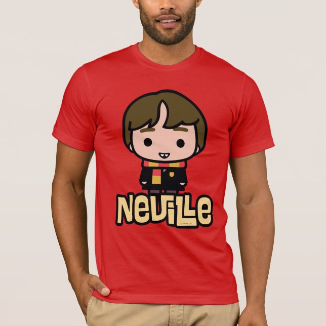 Neville Longbottom Cartoon Character Art T-Shirt (Front)