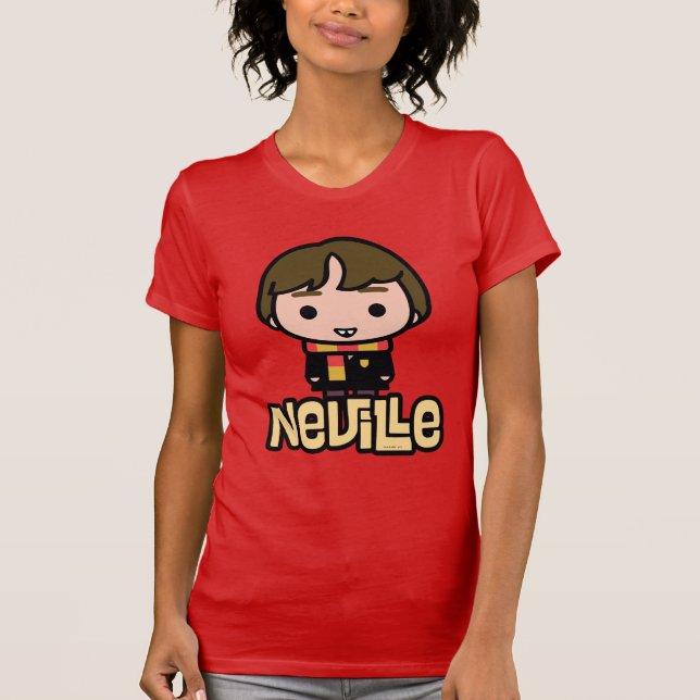 Neville Longbottom Cartoon Character Art T-Shirt (Front)