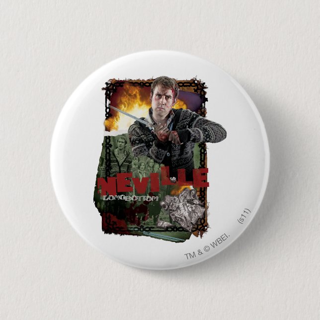 Neville Longbottom Collage 2 Pinback Button (Front)