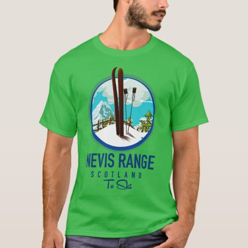 Nevis Range scotland Ski T_Shirt