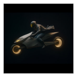 Nevoy Ryder Blaze Motorbike Poster