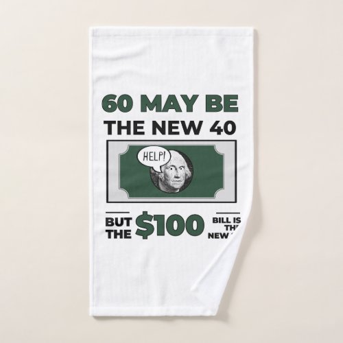 New 100 Dollar Bill Bath Towel