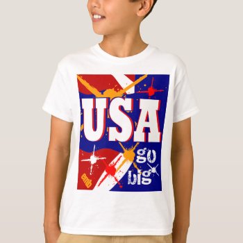 New 2013 Kids Usa Sports Tshirt Cool Athlete Gift by kidssportsfunstuff at Zazzle