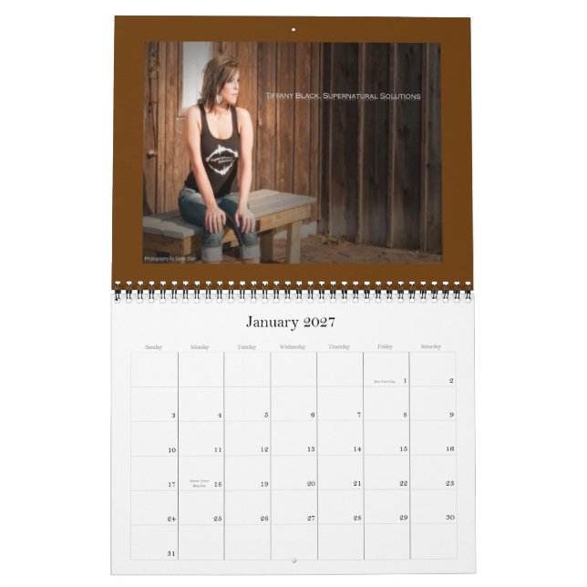 *NEW* 2013 Ladies of Paranormal Calendar (Jan 2027)