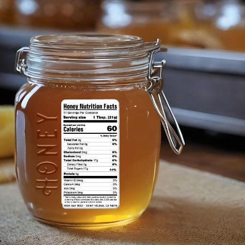 NEW 2020_21 FDA Compliant Nutrition Honey Label