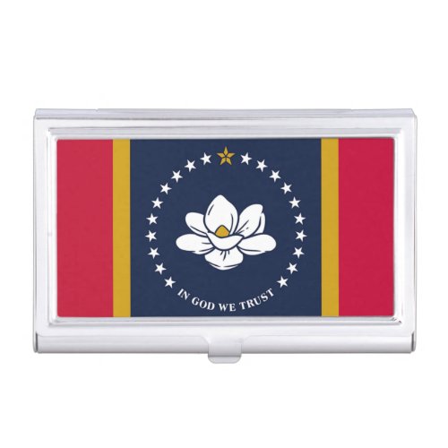 New 2020 Mississippi Flag Business Card Case