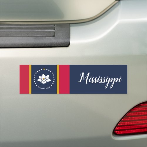 New 2020 Mississippi Flag Car Magnet