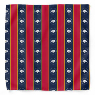 New 2020 Mississippi Flag Stripes Bandana