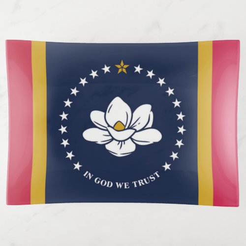 New 2020 Mississippi Flag Trinket Tray