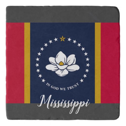 New 2020 Mississippi Flag Trivet