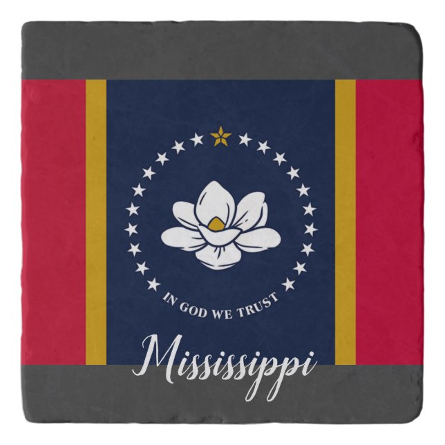 New 2020 Mississippi Flag Trivet (Front)