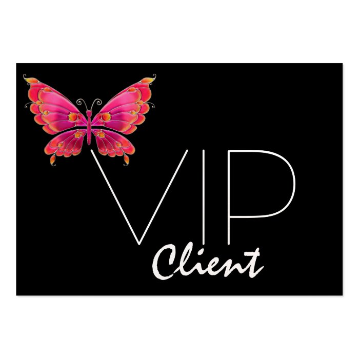 NEW #2 Butterfly VIP Card SRF Business Card Template