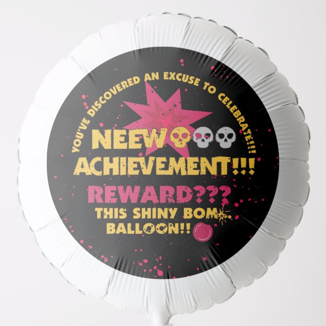 NEW ACHIEVEMENT Dungeon Crawler Carl Party Balloon (Front)