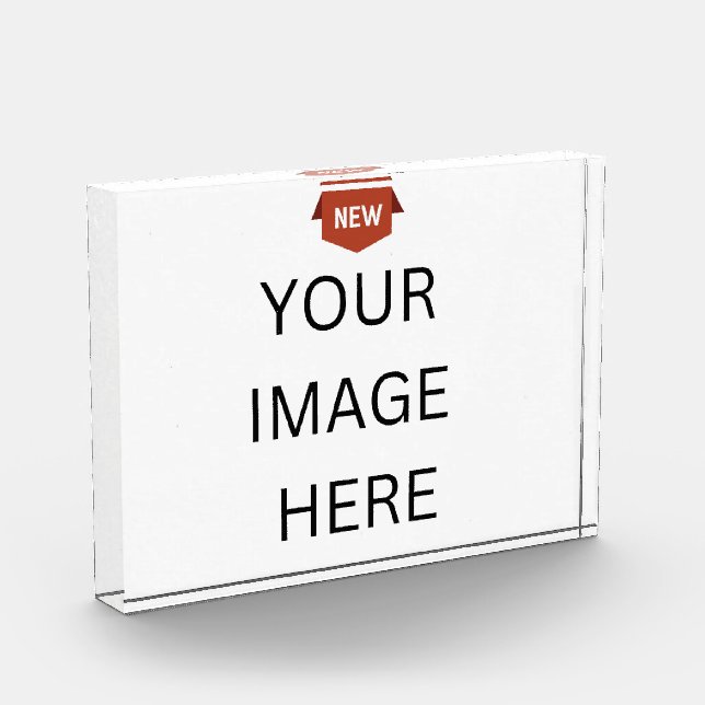 NEW! Acrylic Award - Horizontal Block - 5"x 7"x1" (Left)