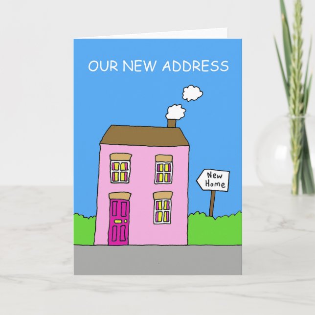 New Address Announcement   (Front)