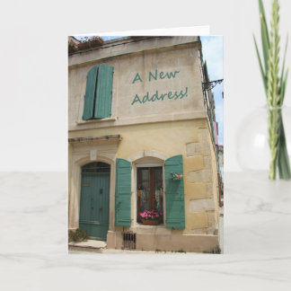 New Address Announcement Card