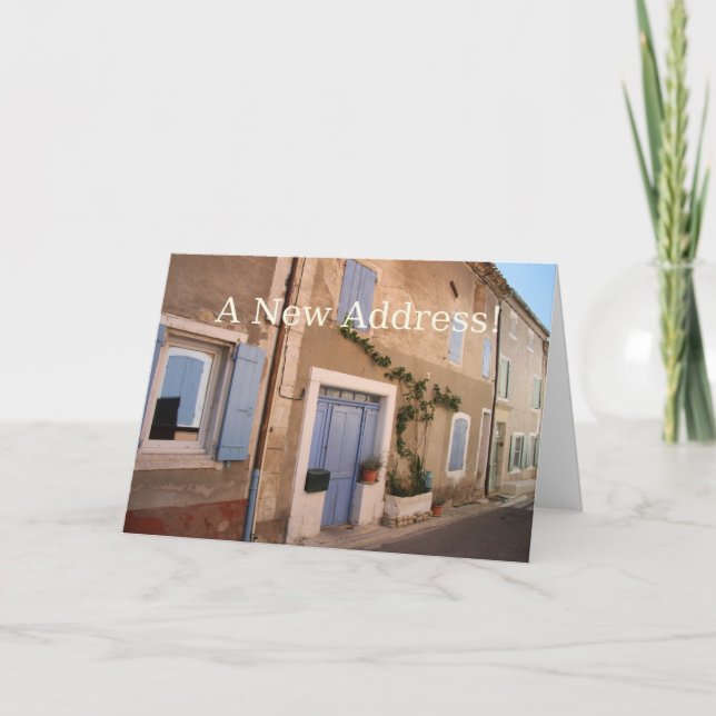 New Address Announcement Card (Front)