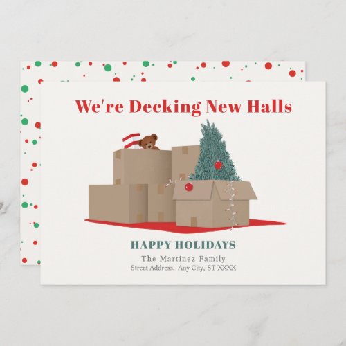 New Address Announcements Christmas