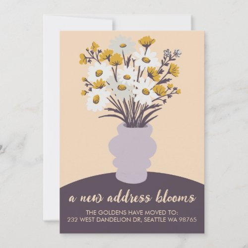 New Address Blooms Moving Announcement Bouquet