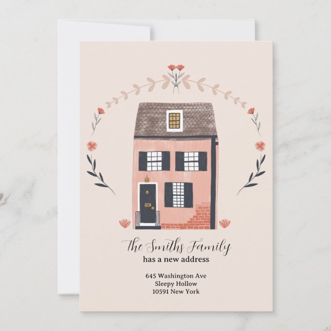 New Address Card (Front)