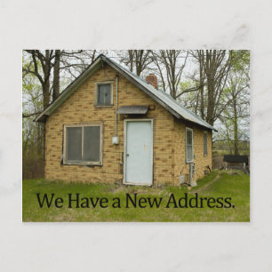 New Address Change of Address Card