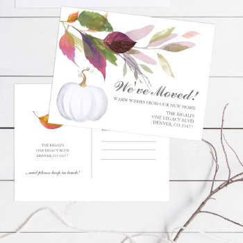 New Address Change Of Address Moving Announcement Postcard by VGInvites at Zazzle