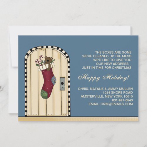 New Address Christmas - Moving Announcement