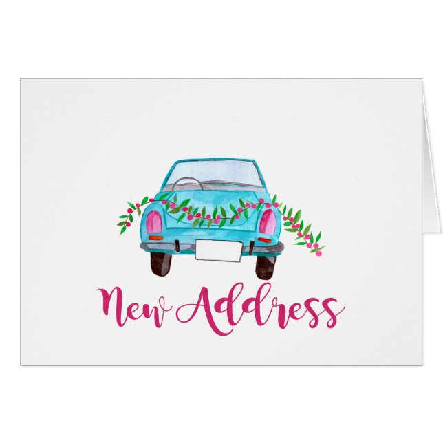 New address Classic Christmas Car (Front Horizontal)