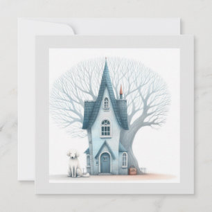 New Address Flat Note Card