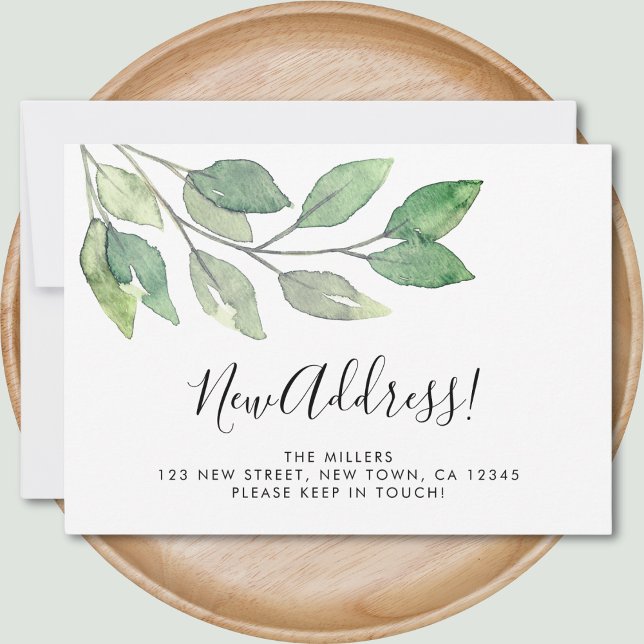 New Address Greenery Moving Announcement (Creator Uploaded)