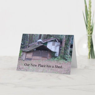 New Address has Shed Funny Change of Address Announcement