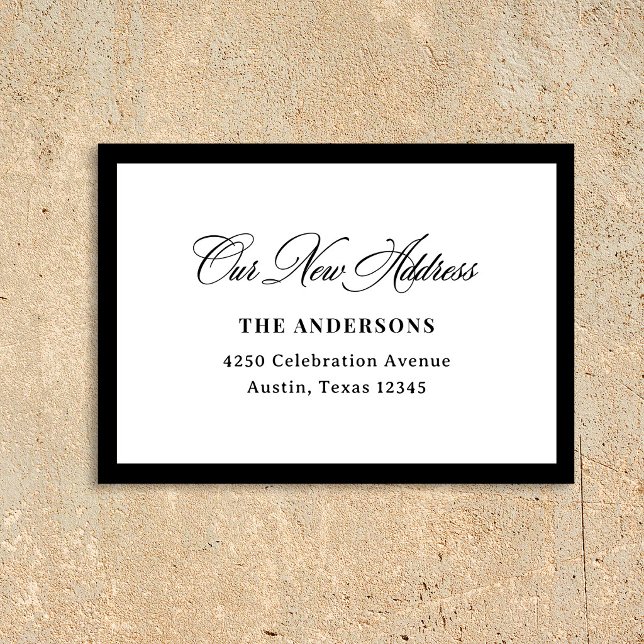 New Address Insert | Classic Luxe Calligraphy (Creator Uploaded)