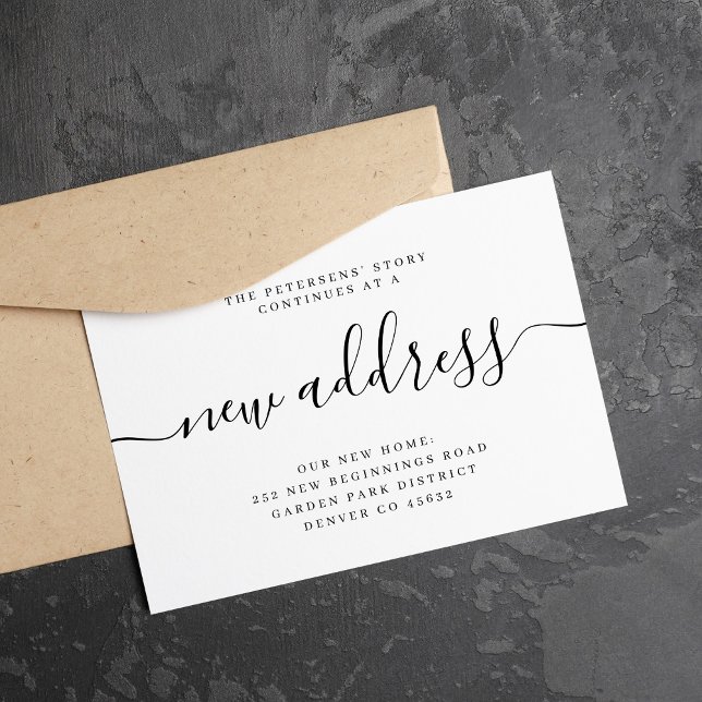 New address modern we have moved moving announcement (Creator Uploaded)