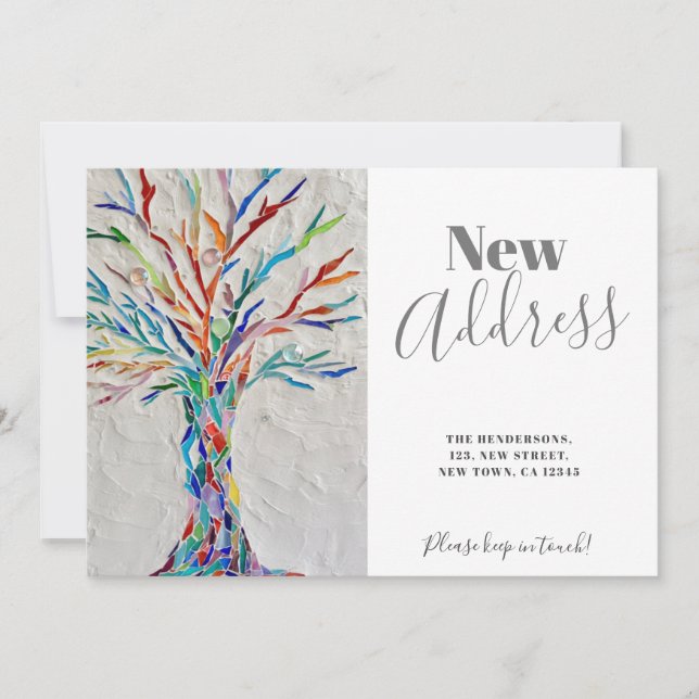 New Address Moving Announcement Card (Front)