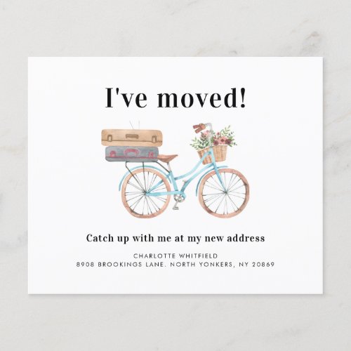 New Address Moving Announcement Card