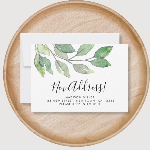 New Address Moving Announcement Card New Address Moving Announcement Card