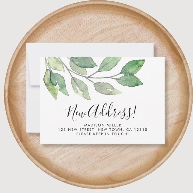 New Address Moving Announcement Card (Creator Uploaded)