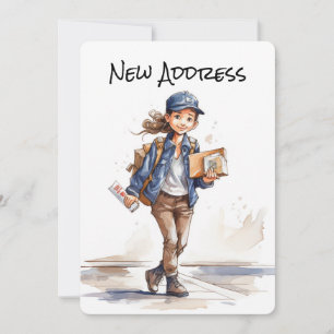 New Address Moving Announcement Cards