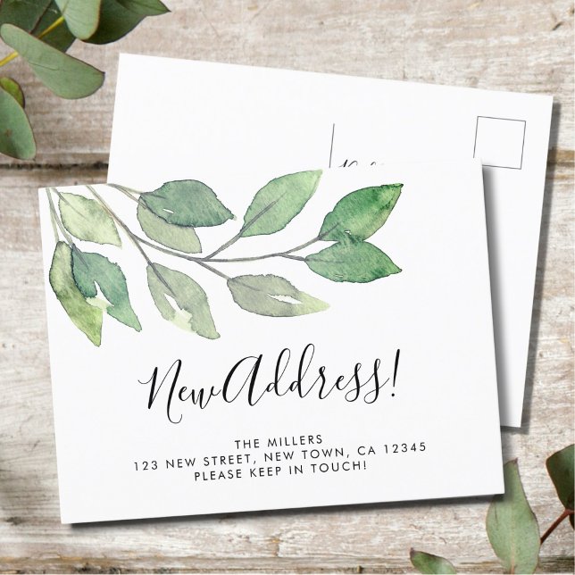 New Address Moving Announcement Postcard (Creator Uploaded)
