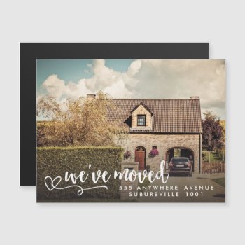 New Address Moving House Home Photo Magnet by Pip_Gerard at Zazzle