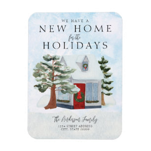 New Address New Home Holiday Magnet