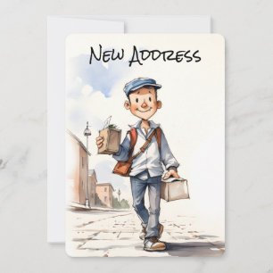 New Address New Home Moving Announcement