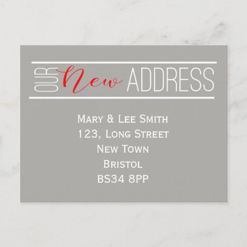 new address postcard