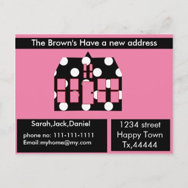 New address postcard