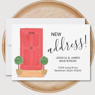 New Address Red Door Moving Announcement