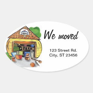 New Address Sticker