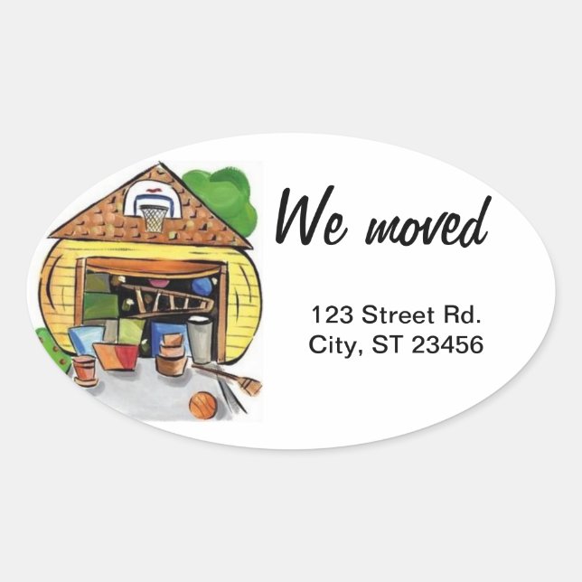 New Address Sticker (Front)